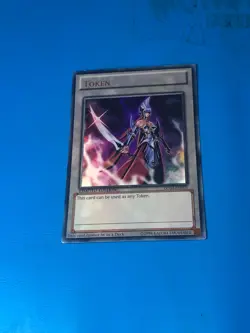 YUGIOH Ultra Rare Emissary Of Darkness Token LC03-EN005 PLAYED - Image 1