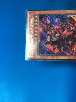 YUGIOH Secret Rare Blaster, Dragon Ruler Of Inferos CT10-EN002 PLAYED - Image 3