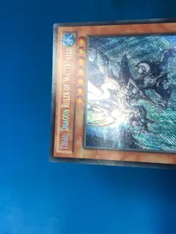 YUGIOH Secret Rare Tidal, Dragon Ruler Of Waterfalls CT10-EN001 PLAYED - Image 3
