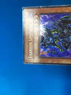 YUGIOH Secret Rare Exarion Universe CT2-EN002 PLAYED - Image 3