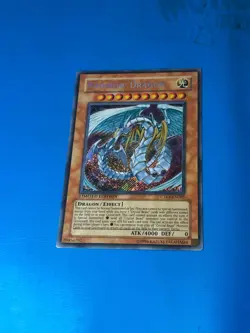 YUGIOH Secret Rare Rainbow Dragon CT04-EN005 PLAYED - Image 1