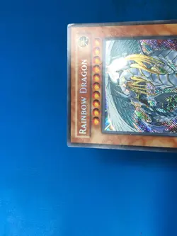 YUGIOH Secret Rare Rainbow Dragon CT04-EN005 PLAYED - Image 3