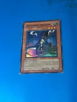 YUGIOH Super Rare Exploder Dragon WC07-EN002 PLAYED - Image 1