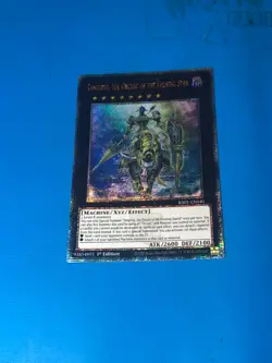 YUGIOH Quarter Century Rare Dingirsu, The Orcust Of The Evening Star RA01-EN040 - Image 1