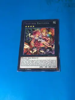 YUGIOH Secret Rare Traptrix Rafflesia MP16-EN239 1st Edition PLAYED - Image 1