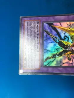 YUGIOH Ultra Rare Elemental Hero Darkbright TAEV-EN042 PLAYED - Image 3
