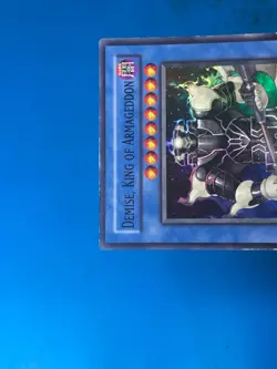 YUGIOH Super Rare Demise, King Of Armageddon SOI-EN035 PLAYED - Image 3