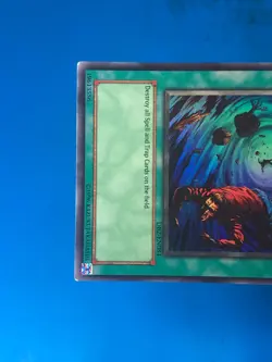 YUGIOH Super Rare Heavy Storm DB2-EN084 PLAYED - Image 4