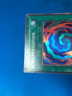 YUGIOH Super Rare Polymerization LOB-E047 PLAYED - Image 3