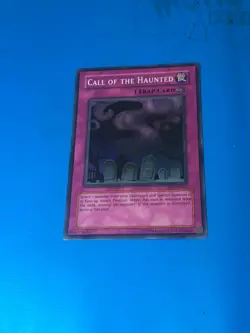 YUGIOH Super Rare Call Of The Haunted DB1-EN076 PLAYED - Image 1