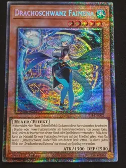 Drachoschwanz Faimena JUSH-DE002 Starlight Rare Justice Hunters DE NM YUGIOH - Image 1
