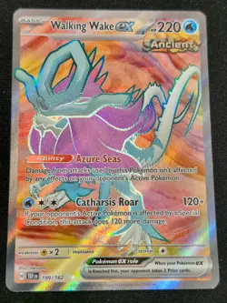 WALKING WAKE EX - 189/162 - TEMPORAL FORCES - ULTRA RARE - POKEMON CARD - Image 1