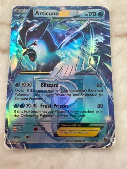 Articuno EX (Team Plasma) 25/135 Plasma Storm Holo Pokemon Card - Image 1