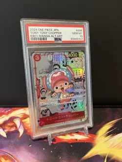 PSA 10 Gem Mint Tony Tony Chopper EB01-006 Manga Alt Art Japanese One Piece Card - Image 2