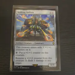 MTG Final Fantasy Walking Ballista #371 Rare With Topload Sleeve - Image 1