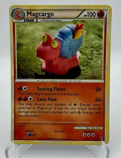 Magcargo 6/90 Rare HS-Undaunted 2010 Pokemon Card - Image 1