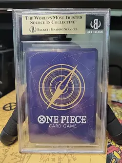 2022 One Piece Card Game: Promos Japanese Monkey D Luffy #P-075 BGS 9.5 MINT - Image 2