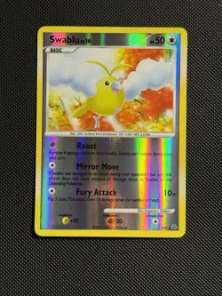 Swablu SH5 Platinum Shiny HOLO SECRET RARE Pokemon Card Excellent Vintage - Image 1