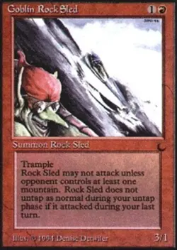 Goblin Rock Sled - The Dark # MTG Magic The Gathering - Image 1