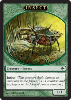 Insect Token - Scars of Mirrodin #4/9 MTG Magic The Gathering - Image 1