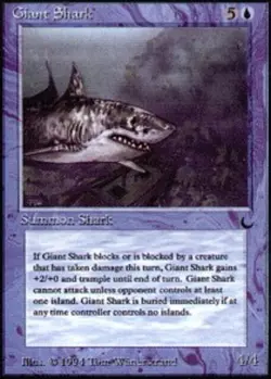 Giant Shark - The Dark # MTG Magic The Gathering - Image 1