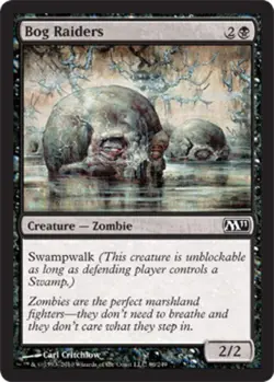 Bog Raiders - Magic 2011 (M11) #86/249 MTG Magic The Gathering - Image 1