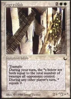 Angry Mob - The Dark # MTG Magic The Gathering - Image 1