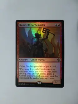 MtG Dominaria United FOIL Rundvelt Hordemaster 142/281 NM $0.75 VCT123814 - Image 1