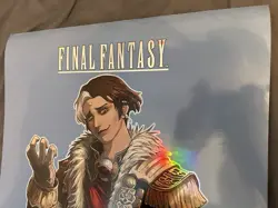 MAGIC THE GATHERING FINAL FANTASY FOIL PROMO POSTER Emet Selch MTG 18"x24" - Image 1