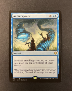 Aetherspouts - Commander 2021 - MTG - MAGIC THE GATHERING - Image 1