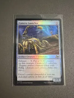 x1 Camera Launcher DFT Aetherdrift MTG 232 FOIL COMMON M/NM 1x - Image 1