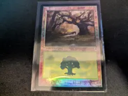 MTG Magic the Gathering FOIL Forest 0297 Retro INR! - Image 1