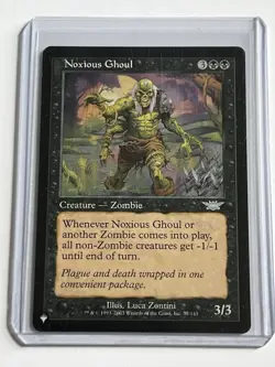 Noxious Ghoul 77 MTG The List Mint - 9.0 + Uncommon Non Foil - Image 1