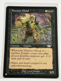 Noxious Ghoul 77 MTG The List Mint - 9.0 + Uncommon Non Foil - Image 2