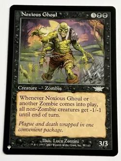 Noxious Ghoul 77 MTG The List Mint - 9.0 + Uncommon Non Foil - Image 4