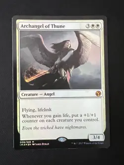 Archangel of Thune Iconic Masters MTG Magic The Gathering NM FOIL - Image 1