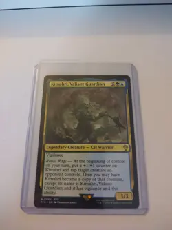 MTG Final Fantasy Kimahri, Valiant Guardian #85 Rare With Topload Sleeve - Image 1