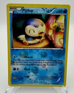 2013 PIPLUP RC6/RC25 Legendary Treasures Pokemon Radiant Collection HOLO LP - Image 1