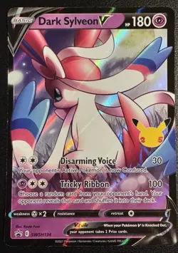 Dark Sylveon V SWSH134 Holographic Black Star Promo Pokemon TCG - Image 1