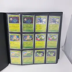 Pokemon Scarlet & Violet Base Set Master 198/198 + Reverse Holo + ex & Binder - Image 4
