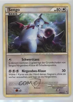Zangoose German Pokemon HeartGold & SoulSilver Call of Legends #39 15fy - Image 1