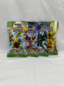 Fates Collide SLEEVED Booster Pack Random Artwork SEALED Pokemon TCG XY - Image 1