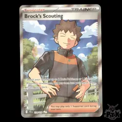 Brock's Scouting #179/159 Journey Together NM/Near Mint Pokemon 2025 - Image 1