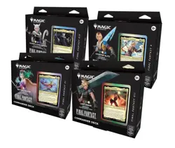 Final Fantasy Commander Deck Bundle (all 4), MTG,Booster Box (Empty Box Display) - Image 2