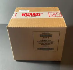 Final Fantasy Commander Deck Bundle (all 4), MTG,Booster Box (Empty Box Display) - Image 4