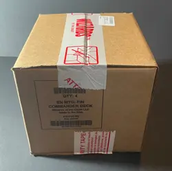 Final Fantasy Commander Deck Bundle (all 4), MTG,Booster Box (Empty Box Display) - Image 5