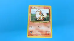 GROWLITHE 28/102 BASE SET UNLIMITED EDITION 1999 POKEMON NM / UNPLAYED - Image 1