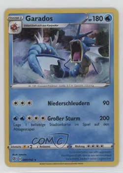 Gyarados Holo German Pokemon Sword & Shield Rebel Clash #040 15fy - Image 1