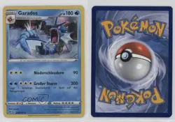 Gyarados Holo German Pokemon Sword & Shield Rebel Clash #040 15fy - Image 3