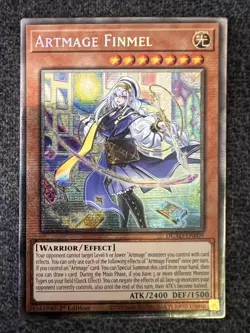 Yugioh Artmage Finmel DUAD-EN009 Starlight Rare 1st Edition NM - Image 1
